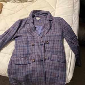 Oversized plaid Sundance blazer